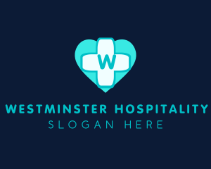 Medical Health Heart  logo design