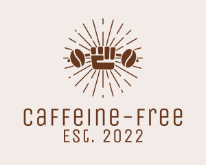 Strong Coffee Fist  logo design