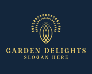 Elegant Wellness Tree  logo design