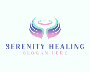 Wings Healing Angel logo