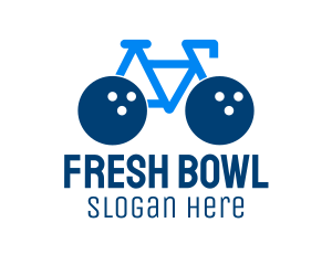 Bowling Ball Bike logo design