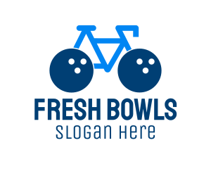 Bowling Ball Bike logo design