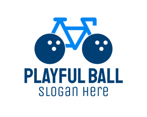 Bowling Ball Bike logo design