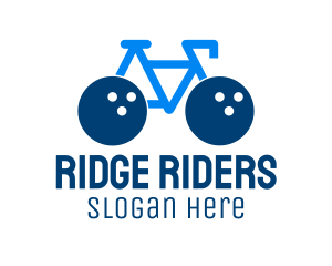 Bowling Ball Bike logo design