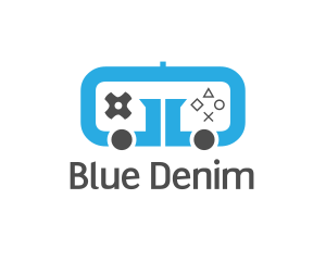 Blue Arcade Controller logo design