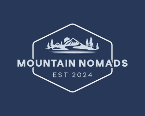 Mountain Hike Camp  logo design