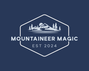 Mountain Hike Camp  logo design