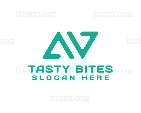 Letter AV Business Monogram Logo