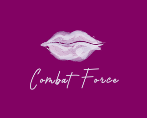 Watercolor Lipstick Cosmetics  logo