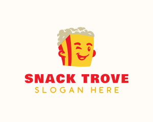 Cinema Popcorn Snack logo