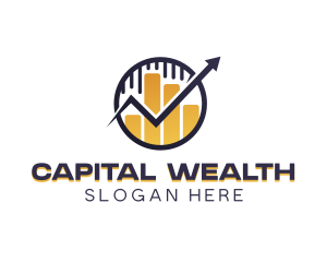 Financing Graph Venture Capital logo design