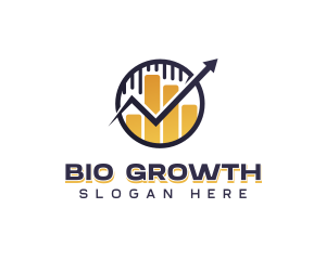 Financing Graph Growth logo design