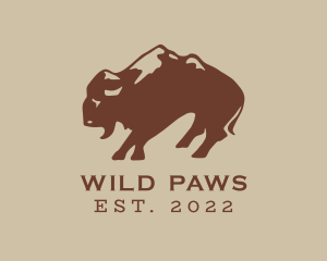 Wild Mountain Bison  logo