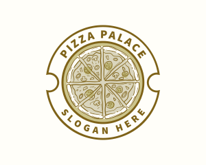 Retro Pizza Pizzeria logo design