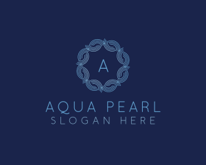 Water Wave Flow logo design