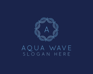 Water Wave Flow logo design