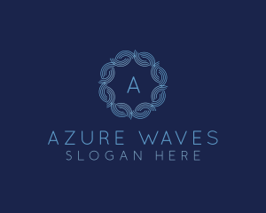 Water Wave Flow logo design