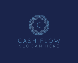 Water Wave Flow logo design