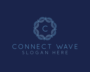 Water Wave Flow logo design