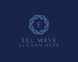 Water Wave Flow logo design