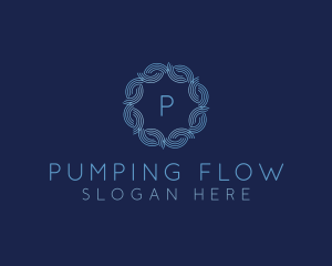 Water Wave Flow logo design