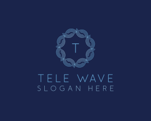 Water Wave Flow logo design