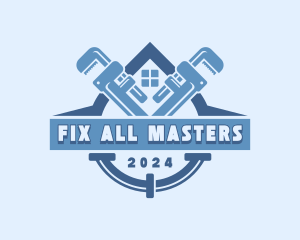 Water Plumbing Fix logo design