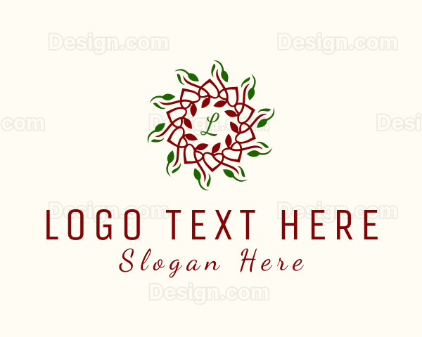 Natural Flower Botanical Logo