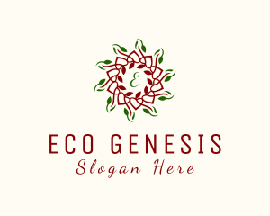 Natural Flower Botanical  logo design