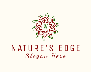 Natural Flower Botanical  logo design