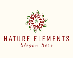 Natural Flower Botanical  logo design