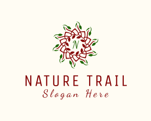 Natural Flower Botanical  logo design