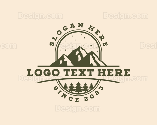 Outdoor Forest Mountain Logo