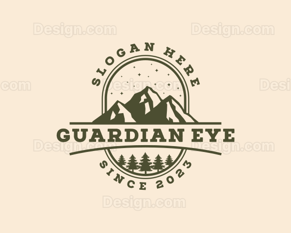 Outdoor Forest Mountain Logo