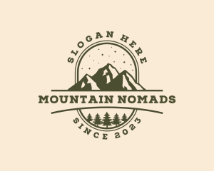 Outdoor Forest Mountain  logo design