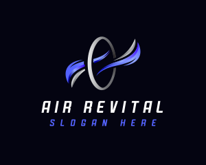 Industrial Temperature Air Cooling logo design