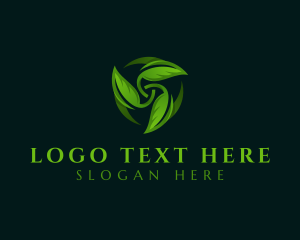 Natural Plant Leaf logo