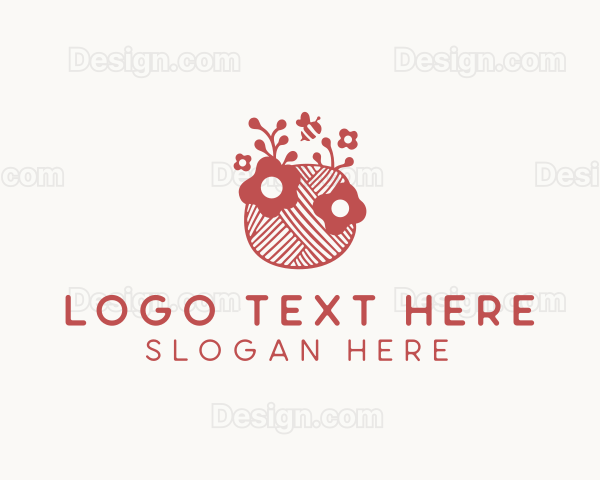 Handmade Floral Yarn Logo