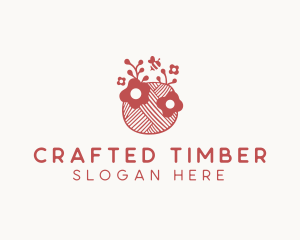 Handmade Floral Yarn  logo design