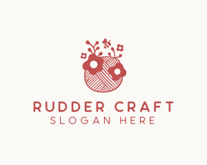 Handmade Floral Yarn  logo design