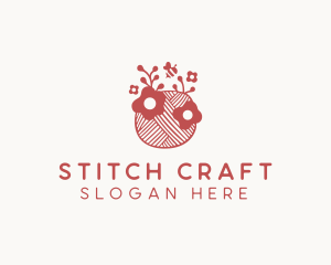 Handmade Floral Yarn  logo design