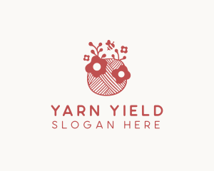 Handmade Floral Yarn  logo design