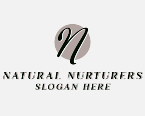 Luxury Fashion Boutique Letter N logo design