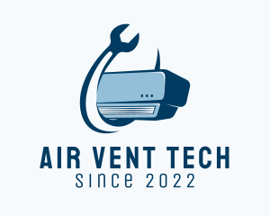 Air Conditioner Wrench logo design