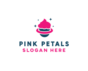 Pastry Cupcake Planet logo design