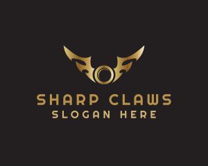 Coin Sharp Wings logo design