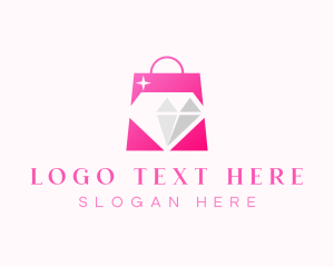 Diamond Jewelry Shopping Bag logo