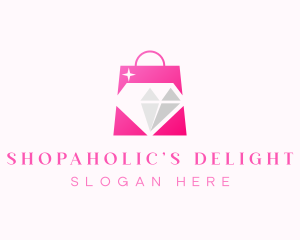 Diamond Jewelry Shopping Bag logo