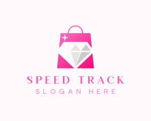 Diamond Jewelry Shopping Bag logo