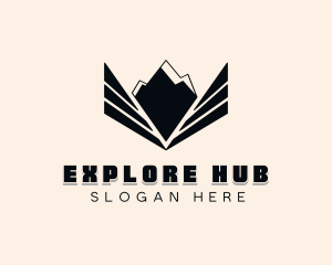 Mountain Outdoor Exploration logo design